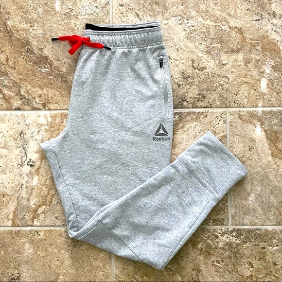 Reebok Other - Men’s Reebok Gray Jogger Sweat Pants ~Size L